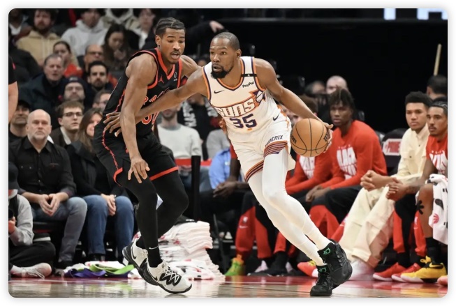 布克31+8比爾30分 巴恩斯20+9猛龍一波流帶走太陽